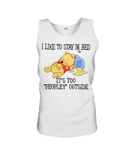 I Like To Stay In Bed Unisex Tank tile