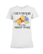 I Like To Stay In Bed Premium Fit Ladies Tee tile