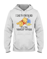 I Like To Stay In Bed Hooded Sweatshirt tile