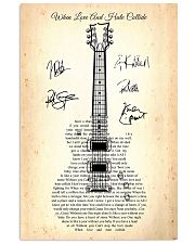 When Love And Hate Collide 24x36 Poster front