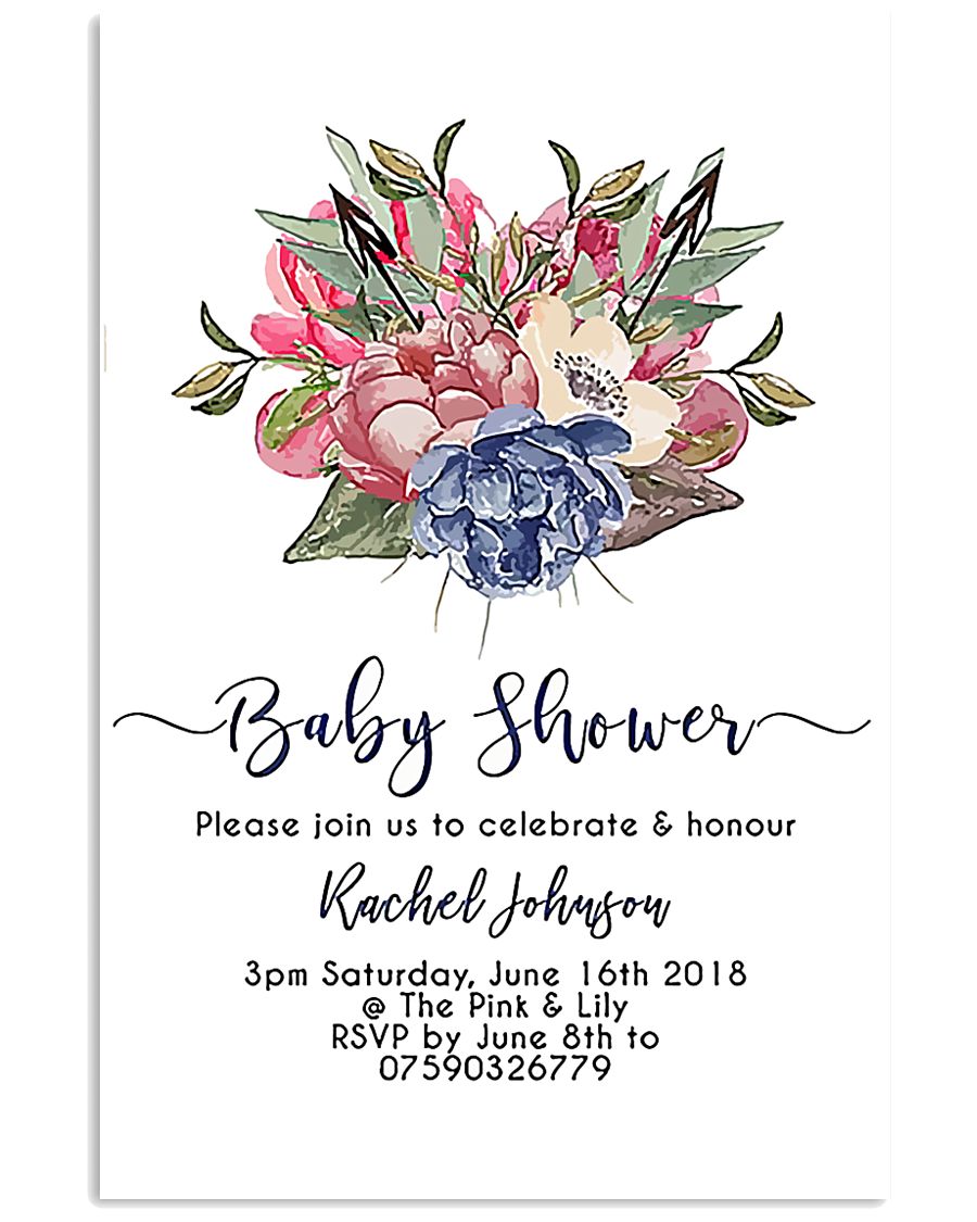 baby shower 24x36 Poster