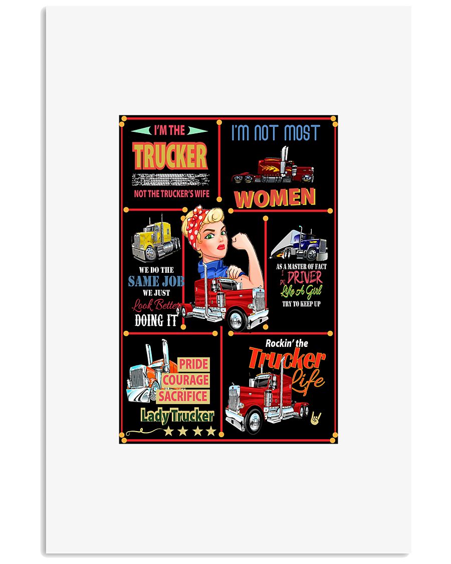 I'm The trucker 24x36 Poster