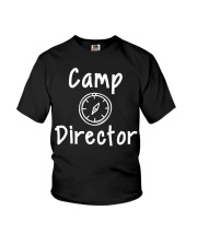 Camp Director Compass Illustration Youth T-Shirt tile