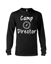 Camp Director Compass Illustration Long Sleeve Tee tile