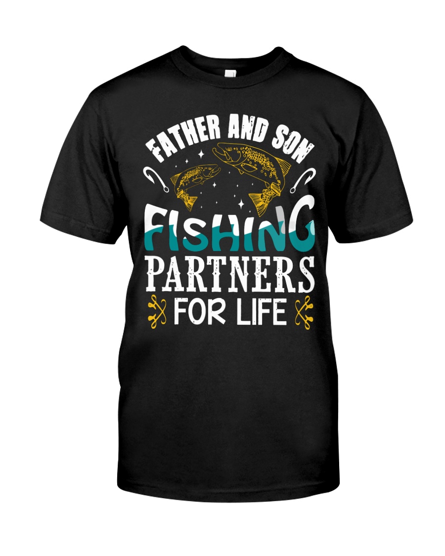 Father and son fishing Classic T-Shirt