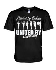 Trombone Trumpet Wind Instrument V-Neck T-Shirt tile