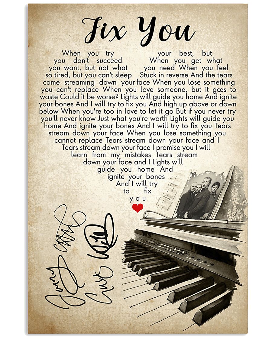 Fix You 24x36 Poster
