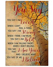 You Say 24x36 Poster front