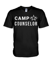 Camp Counselor Outdoor for Summer Camps V-Neck T-Shirt tile