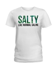 SALTY like normal salaine Ladies T-Shirt tile