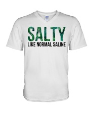 SALTY like normal salaine V-Neck T-Shirt tile