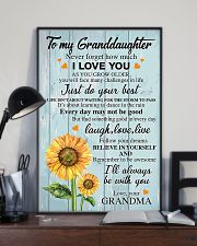 To my Granddaughter 24x36 Poster lifestyle-poster-2