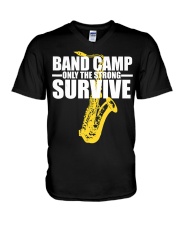 Band Camp Only The Strong Survive Funny T-Shirt V-Neck T-Shirt tile