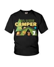 Camp Lover 7 Year Old Gift - Funny 7th Camping Youth T-Shirt tile