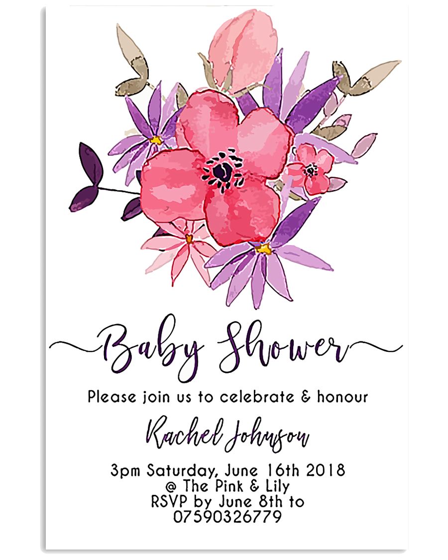 baby shower 24x36 Poster