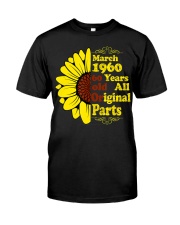 60th March 1960 sunflower Classic T-Shirt front