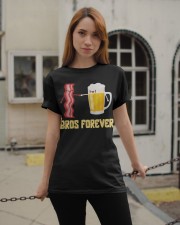Alcohol Shirts Bros Forever Tees Beer Bacon F Classic T-Shirt apparel-classic-tshirt-lifestyle-19