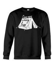 Camp More Worry Less Camping Crewneck Sweatshirt tile