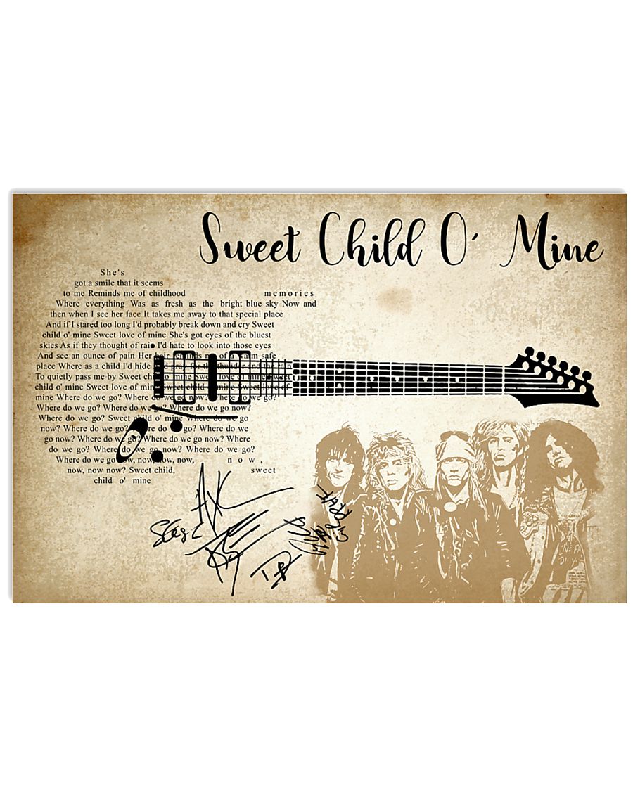 Sweet Child O' Mine 17x11 Poster