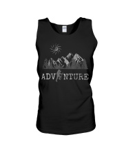 Adventure Vintage Rocky Mountains Hiking Camp Unisex Tank tile