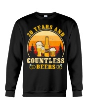 2th Wedding Anniversary - Funny Husband Love Beer Crewneck Sweatshirt tile