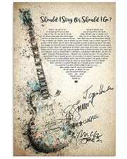 Should I Stay Or Should I Go 24x36 Poster front