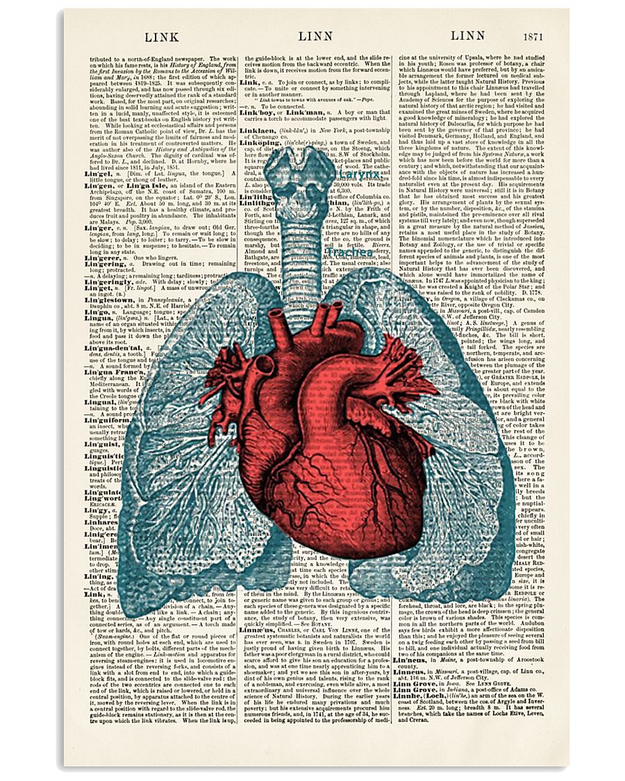 Lung Anatomy 24x36 Poster