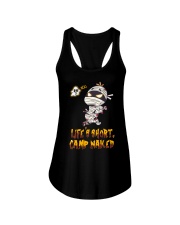 Life's Short camp naked Ladies Flowy Tank tile