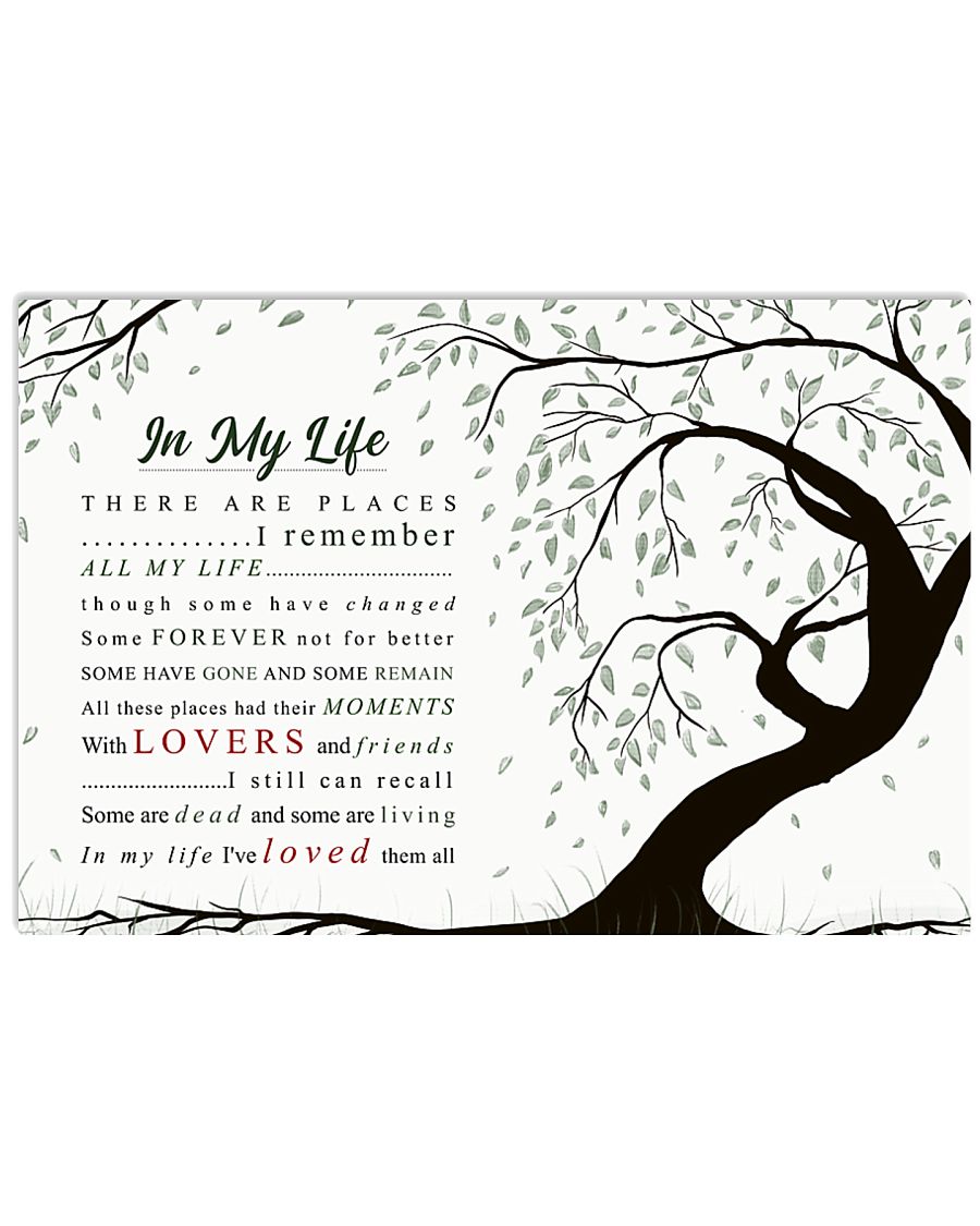In My Life 36x24 Poster