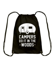 Campers Do It in the Woods Funny Humor Cute Drawstring Bag tile