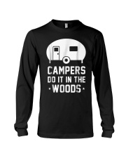 Campers Do It in the Woods Funny Humor Cute Long Sleeve Tee tile