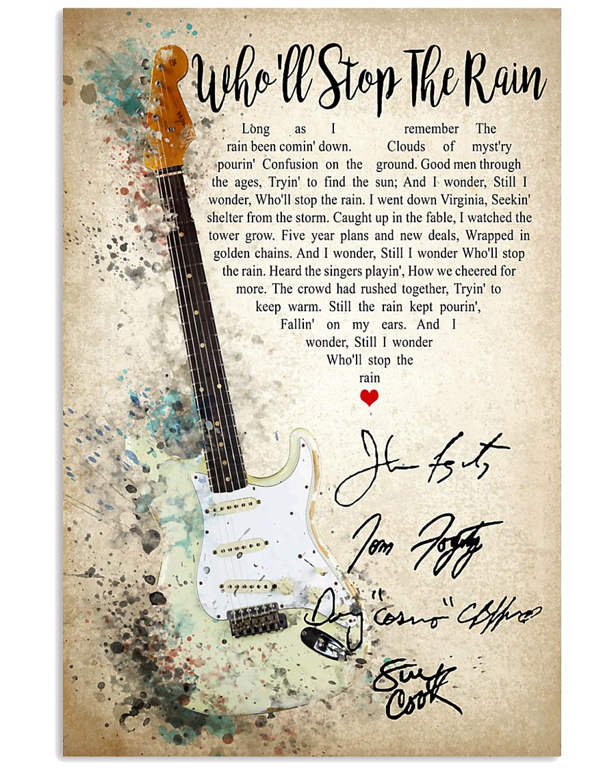 Who'll Stop The Rain 24x36 Poster