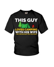 Camp This Guy Loves Camping With His Wife Youth T-Shirt tile
