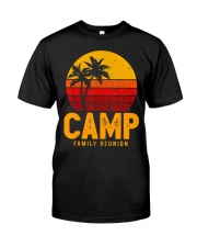 Camp Family Reunion Name Vintage Retro Funny Classic T-Shirt front