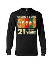 21st Birthday Gifts Funny Cheers And Beers To 21 Long Sleeve Tee tile