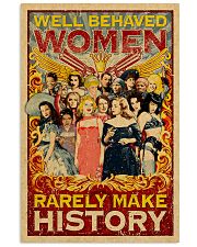Well behaved woman 24x36 Poster front