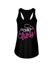 Camp Nurse Funny Camping Nurse Ladies Flowy Tank tile