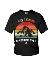 Best Camp Director Ever Funny Camping Party Youth T-Shirt tile