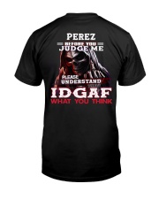 USL-14-Perez Classic T-Shirt back