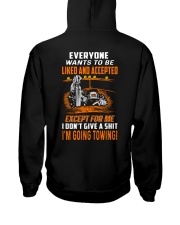 I'M GOING TOWING Hooded Sweatshirt back