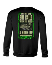 WHEN SHE NEEDS A HOOKUP HEAVY Crewneck Sweatshirt thumbnail