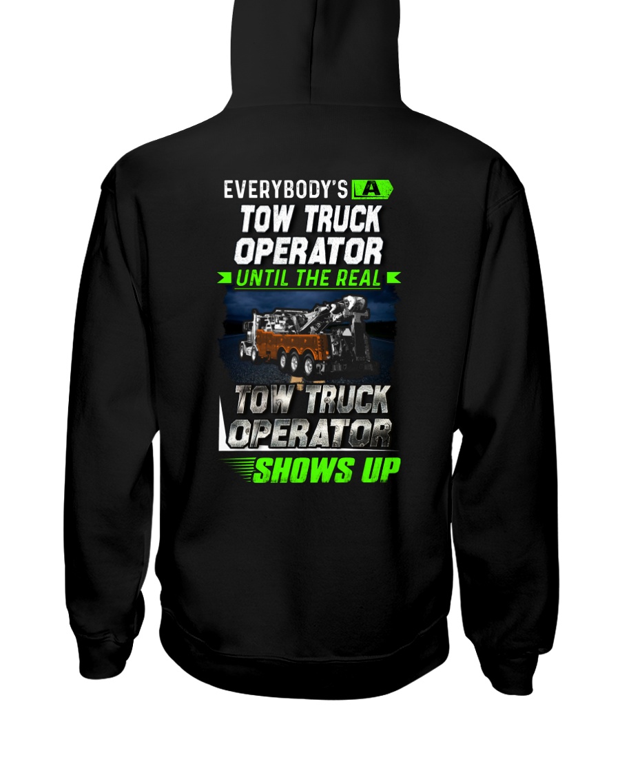 The Real Tow Truck Operator - Heavy Hooded Sweatshirt