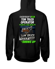 The Real Tow Truck Operator - Heavy Hooded Sweatshirt back