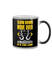 SLOW DOWN MOVE OVER FOR TOW OPS Color Changing Mug thumbnail