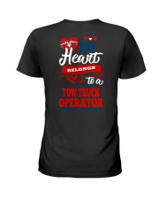 MY BELONGS TO A TOW TRUCK OPERATOR Ladies T-Shirt thumbnail