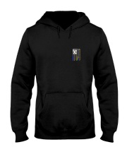 NO ONE FIGHTS WITHOUT DISPATCHERS Hooded Sweatshirt front