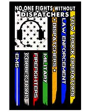 NO ONE FIGHTS WITHOUT DISPATCHERS 24x36 Poster thumbnail