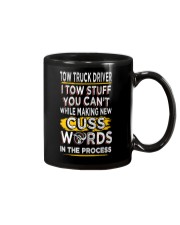 TOW TRUCK DRIVER WORDS IN PROCESS Mug thumbnail