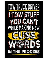 TOW TRUCK DRIVER WORDS IN PROCESS 24x36 Poster thumbnail