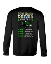 Tow Truck Driver Hourly Rate Rollback Crewneck Sweatshirt thumbnail